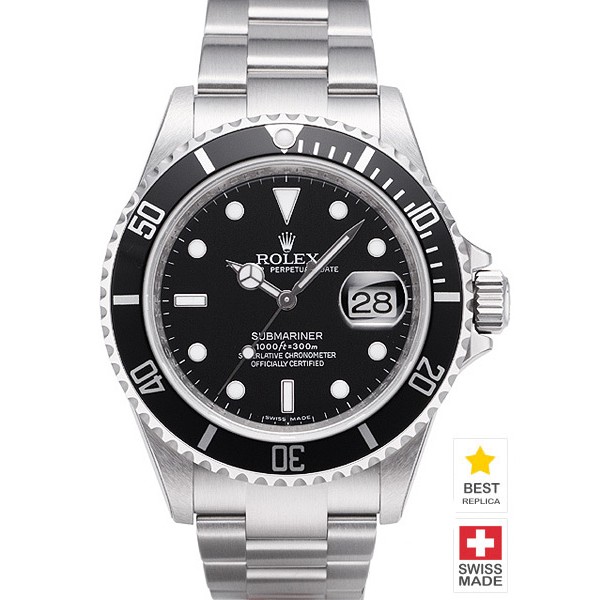 Classic Rolex Submariner Date SS Black (Non Ceramic)