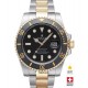 Rolex Submariner 18k 2-tone Black Ceramic Bezel Swiss Replica Watch