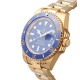 Rolex Submariner 18k Gold Blue dial Ceramic Bezel Swiss Replica Watch