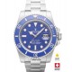 Rolex Submariner SS Blue Ceramic Bezel Diamond Markers Swiss Replica Watch